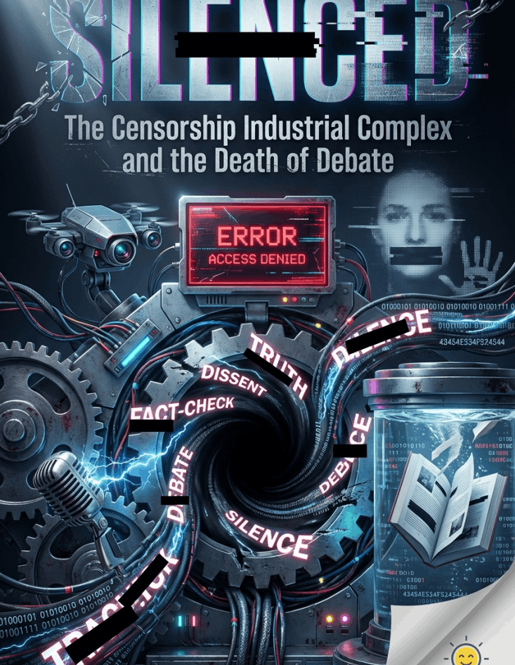 Silenced ebook cover: The Censorship Industrial Complex and the Death of Debate